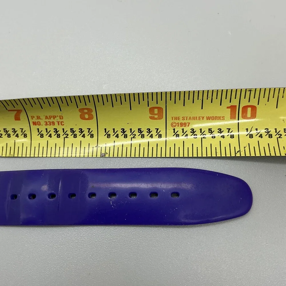 Swatch Backup Purple Mens Watch 41mm Purple Dial Day Date Swiss New Battery